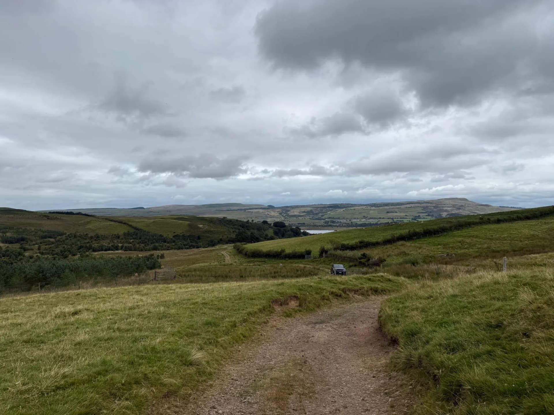 Track across the open moor